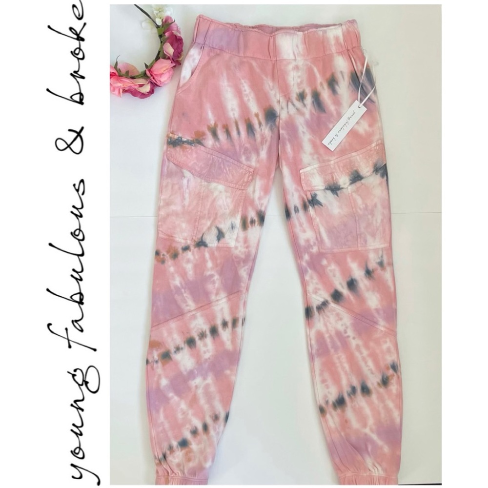 YFB Pink Pastel Jogger Track Pants